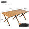 Bàn camp gấp gọn 120x60x45cm