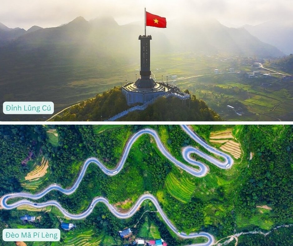 Đỉnh Lũng Cú và Đèo Mã Pí Lèng