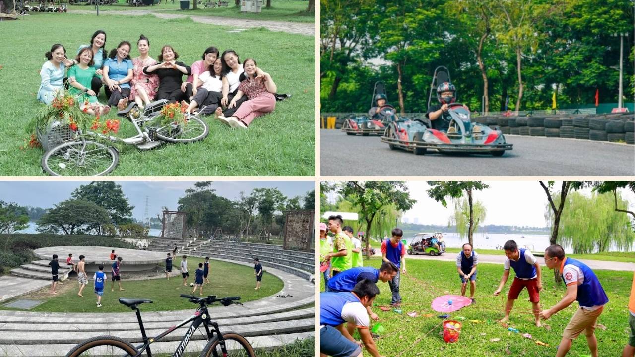 Hoạt Động Vui Chơi công viên yên sở