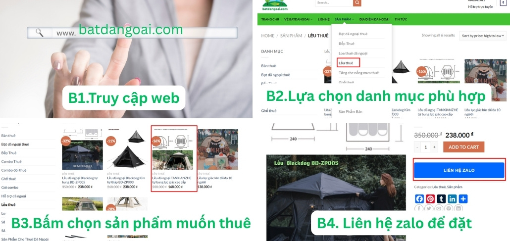 Xem Các Món Đồ Cần Thuê